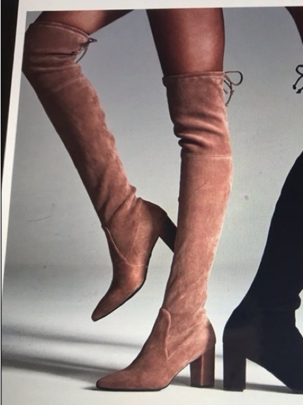 Lesley 75 taupe suede Stuart Weitzman
